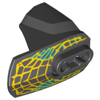 Hero Factory Armor with Ball Joint Socket - Size 4 with Yellow Beast Scales Pattern