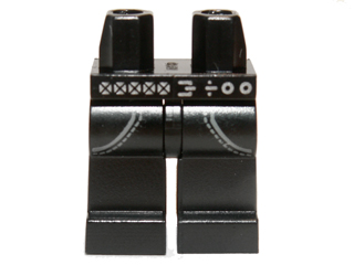 Hips and Legs with Chain Belt and Pockets Pattern