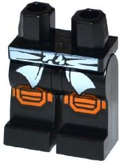 Hips and Legs with White Sash and Medium Nougat Knee Pads Pattern