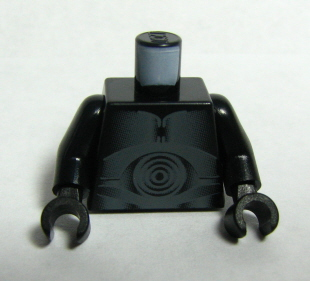 Torso SW Protocol Droid Pattern / Black Arms / Black Hands