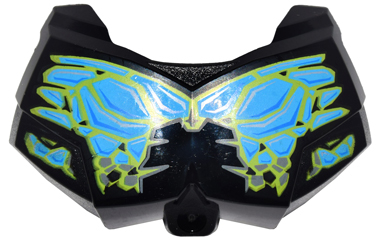 Large Figure Chest Armor Small with Bionicle Storm Beast Pattern