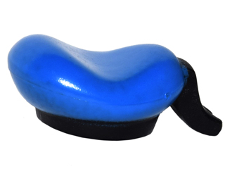 Minifigure, Hat with Small Pin, Sailor Hat with Ribbon and Blue Top Pattern