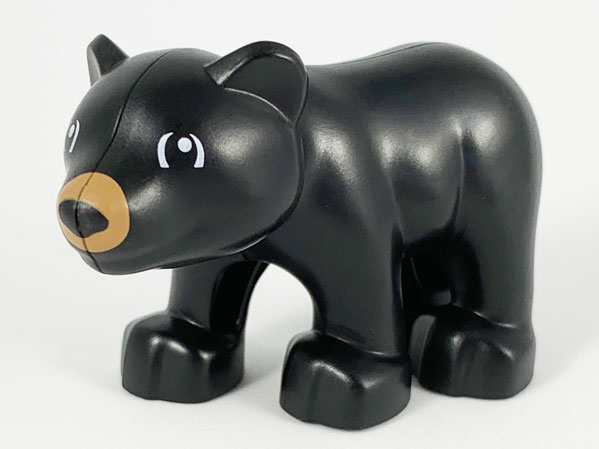 Duplo Bear Baby Cub with Medium Nougat Muzzle Pattern