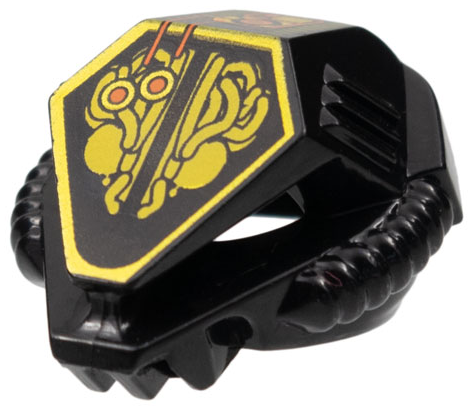 Minifigure, Headgear Helmet UFO with Mechanical Pattern