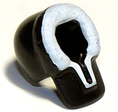 Minifigure, Headgear Hood Fur-lined with White Fur Pattern