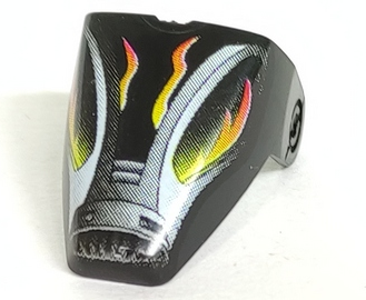 Technic Throwbot Visor with Flare Pattern