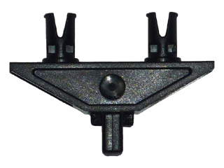 Hinge 1 x 4 Triangle with Two Pins, Locking 1 Finger