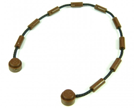 String with End Studs and Climbing Grips (21L Overall) with Brown Studs and Grips Pattern