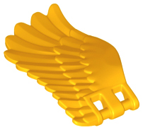 Wing 4 x 7 Left with Feathers and Bar Handles