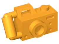 Minifigure, Utensil Camera Handheld Style with Compact Bar Handle
