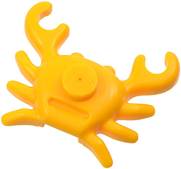 Bright light orange crab lot kg NEW NEUF Lego 30115-1 Crabe 