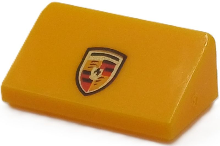Slope 30 1 x 2 x 2/3 with Porsche Logo Pattern