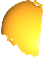 Windscreen Quarter Dome, Bar Handles at Top and Bottom