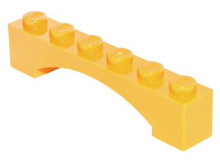 Brick 4 LEGO Parts~ Arch 1 x 6 WHITE 92950