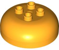 Duplo, Brick Round 4 x 4 Dome Top with 2 x 2 Studs