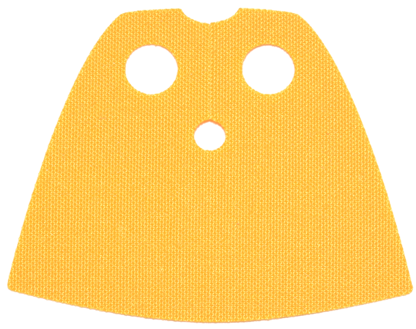 Minifigure Cape Cloth, Very Short - Traditional Starched Fabric