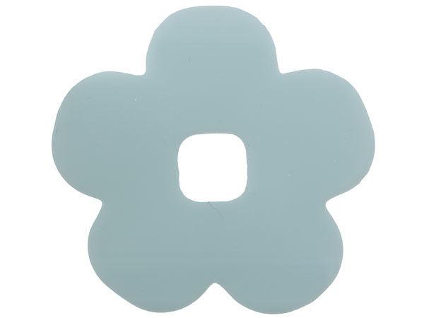 Clikits, Icon Accent Rubber Flower 5 Petals 4 1/4 x 4 1/4
