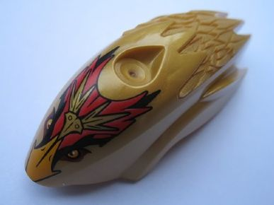 Flywheel Fairing Bird Shape with Bright Light Orange Beak Fluminox Pattern