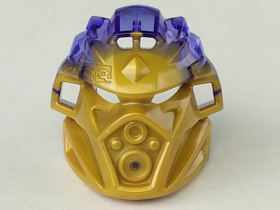 Bionicle Mask of Earth (Unity) with Marbled Trans-Purple Pattern
