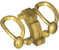 Mini Doll, Necklace Amulet, 2 on Sprue