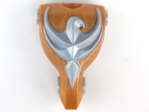 Large Figure Torso KK with Jayko, King Pattern - Series 3 - Silver Hawk Relief