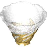 Tornado of Spinjitzu Narrow with Molded Glitter Trans-Clear Top Pattern