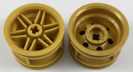 2x roue jante wheel 30.4 mm D x 20 reinforced argent/f silver 56145 NEUF Lego