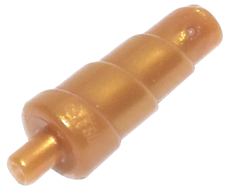 Minifigure, Spiral Unicorn Horn with Small Pin