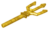 Lego 1 Trident in Gold 