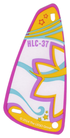 Plastic Triangle 6 x 12 Sail with 'HLC-37' Pattern