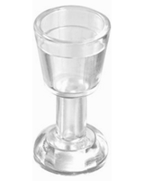6269 NEW Lego 2343-2x Verre Coupe Minifig utensil goblet Trans-Clear