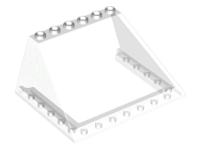 Windscreen 6 x 8 x 3 with 6 Studs on Top