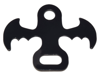 Mini Doll, Wings Friends, Bat Shape with Black Background Pattern