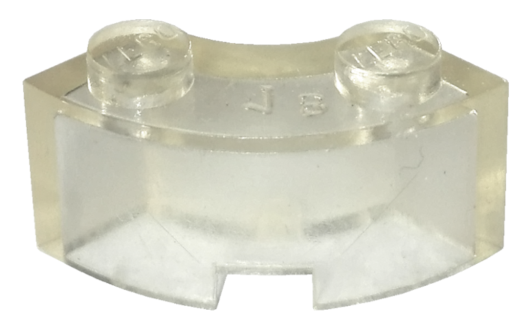 Brick, Round Corner 2 x 2 Macaroni with Stud Notch