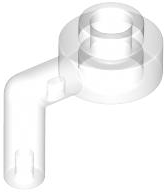Plate, Round 1 x 1 Open Stud with Bar Arm Down