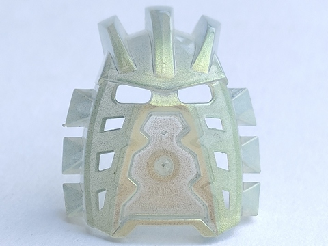 Bionicle Mask Avohkii  with Gold Glitter Coating Pattern