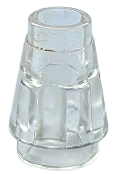 Cone 1 x 1 with Top Groove