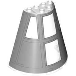 Cone Half 8 x 4 x 6 with SW Resistance Bomber Cockpit Pattern