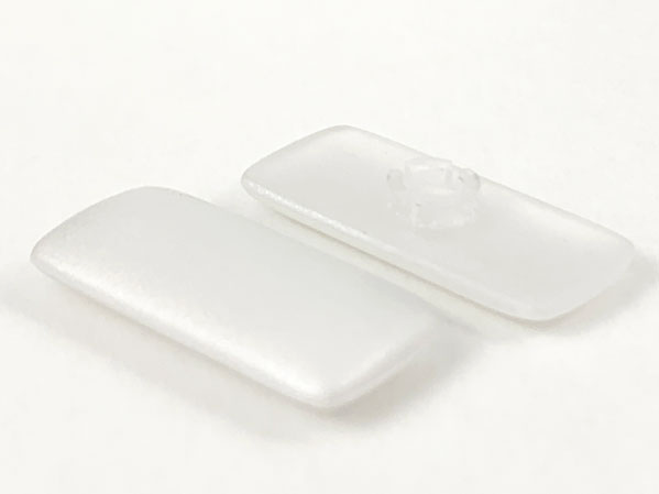 Clikits, Icon Rectangle 3L with Pin with Pearl White Coating Pattern