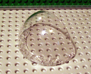 Windscreen 8 x 4 2/3 x 3 2/3 Quarter Sphere (Outer) with Hinge Holes