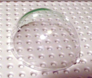 Windscreen 8 x 4 2/3 x 3 2/3 Quarter Sphere (Inner) with Pins