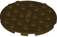 Plate, Round 6 x 6 with Hole
