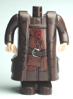 Body Giant, HP Hagrid, Shirt and Belt and Coat Pattern - with Arms and Light Nougat Movable Hands