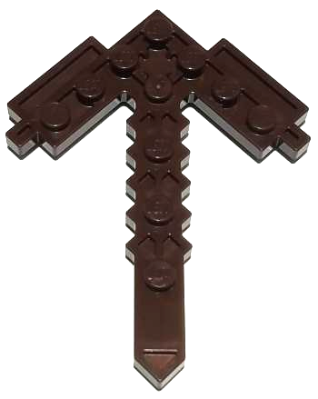 Large Figure Weapon Minecraft Pickaxe Part 41654 BrickLink