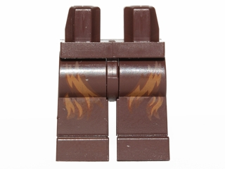 Hips and Legs with Dark Orange Fur Pattern (SW Wullffwarro)