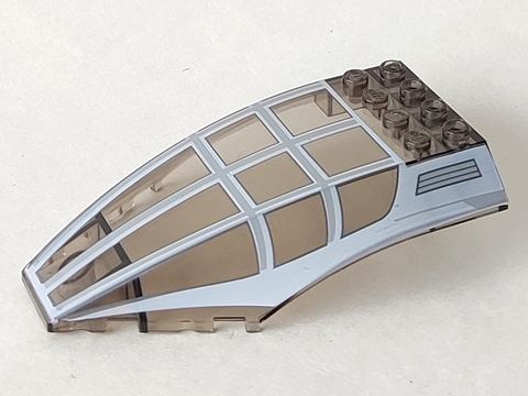 Windscreen 10 x 6 x 2 Curved with Frame Pattern