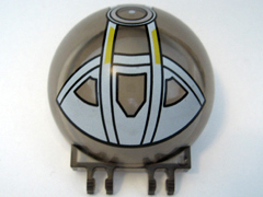 Windscreen 6 x 6 x 3 Canopy Half Sphere with Dual 2 Fingers with SW Republic Attack Gunship Pattern
