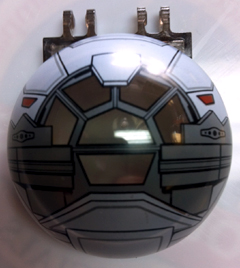 Windscreen 6 x 6 x 3 Canopy Half Sphere with Dual 2 Fingers with SW Sith Fighter Pattern