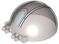 Windscreen 6 x 6 x 3 Canopy Half Sphere with Dual 2 Fingers with SW Rebel Ghost Pattern