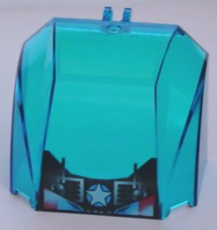 Windscreen 4 x 6 x 4 Canopy with Hinge and White Star and Vents Pattern